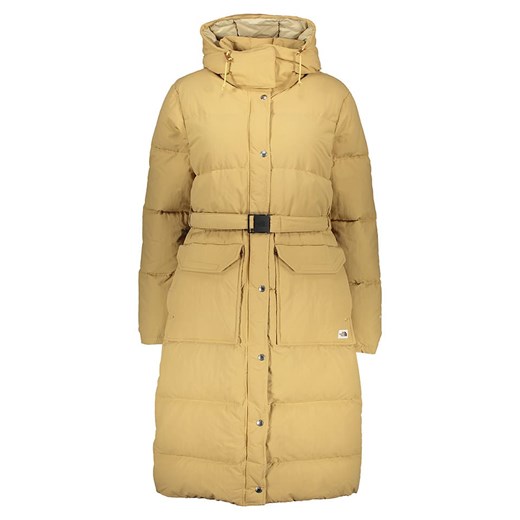 The North Face Płaszcz puchowy &quot;Sierra&quot; w kolorze beżowym The North Face M okazyjna cena Limango Polska