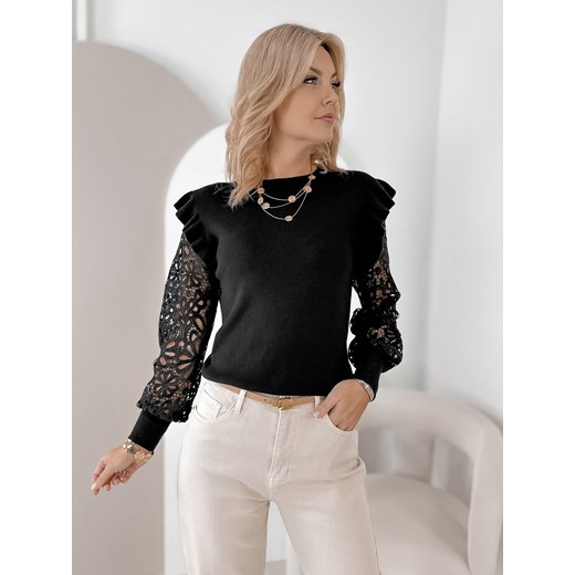 sweter gerard czarny one size ONE SIZE UBRA