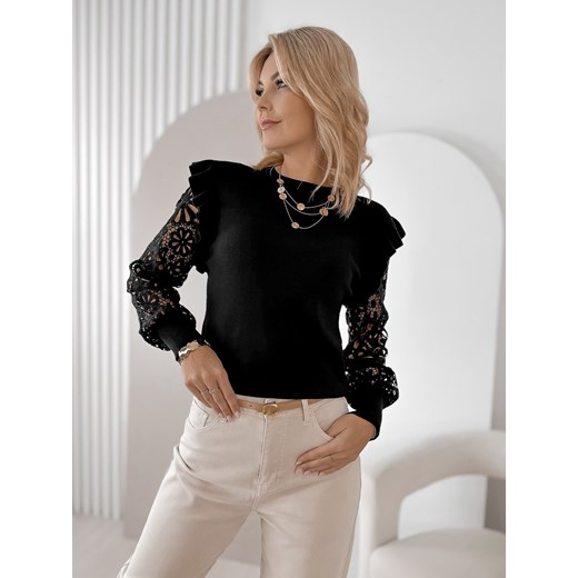 sweter gerard czarny one size ONE SIZE UBRA