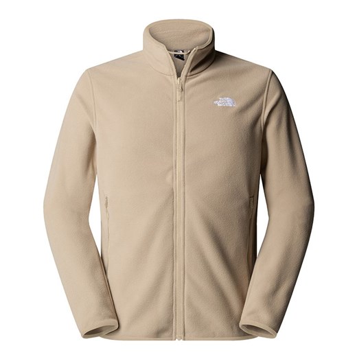 Bluza męska The North Face Glacier Full-Zip Fleece 0A8D0RBOX1 - beżowa ze sklepu streetstyle24.pl w kategorii Bluzy męskie - zdjęcie 187533788