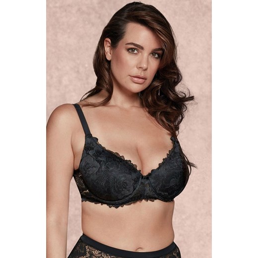 Czarny biustonosz usztywniany balkonetka 401L Comfy, Kolor czarny, Rozmiar 70B, Lormar ze sklepu Intymna w kategorii Biustonosze - zdjęcie 187533995