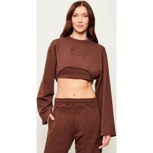 Hugo Blue Bluza Daleisy_B | Cropped Fit ze sklepu Gomez Fashion Store w kategorii Bluzy damskie - zdjęcie 187535095