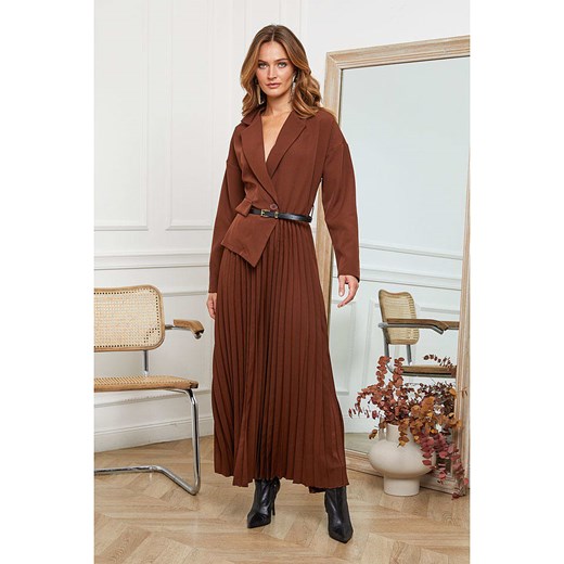 Joséfine Sukienka &quot;Jaune&quot; w kolorze jasnobrązowym Joséfine XL Limango Polska okazja