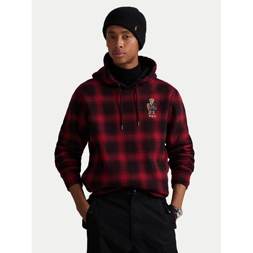 Polo Ralph Lauren Bluza 710981796001 Czerwony Regular Fit ze sklepu MODIVO w kategorii Bluzy męskie - zdjęcie 187535969