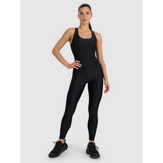 Damskie legginsy treningowe 4F 4FWAW25TFTIF366 - czarne ze sklepu Sportstylestory.com w kategorii Spodnie damskie - zdjęcie 187536496
