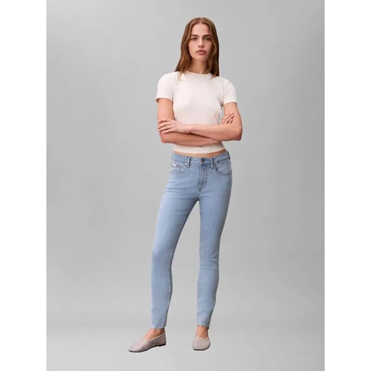 Calvin Klein Jeans Jeansy ROBINS EGG | Skinny fit | mid rise ze sklepu Gomez Fashion Store w kategorii Jeansy damskie - zdjęcie 187536589