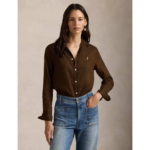 POLO RALPH LAUREN Lniana koszula | Classic fit ze sklepu Gomez Fashion Store w kategorii Koszule damskie - zdjęcie 187536608