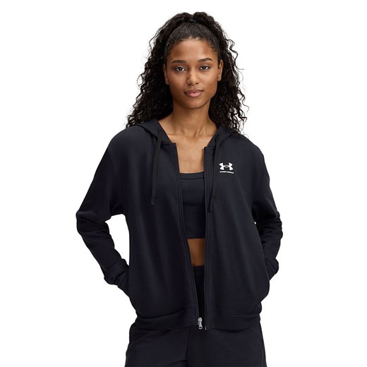 Under Armour Bluza &quot;Rival Terry&quot; w kolorze czarnym ze sklepu Limango Polska w kategorii Bluzy damskie - zdjęcie 187537547