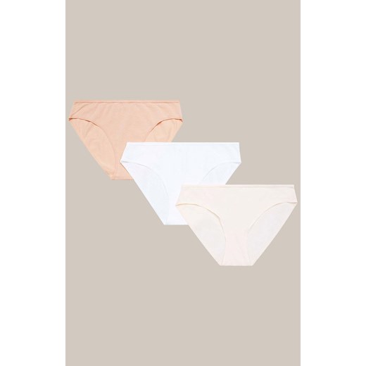 Esotiq 3-pack figi damskie Sol-Sol 42270-K001, Kolor beżowo-biały, Rozmiar M, Esotiq ze sklepu Primodo w kategorii Majtki damskie - zdjęcie 187538437