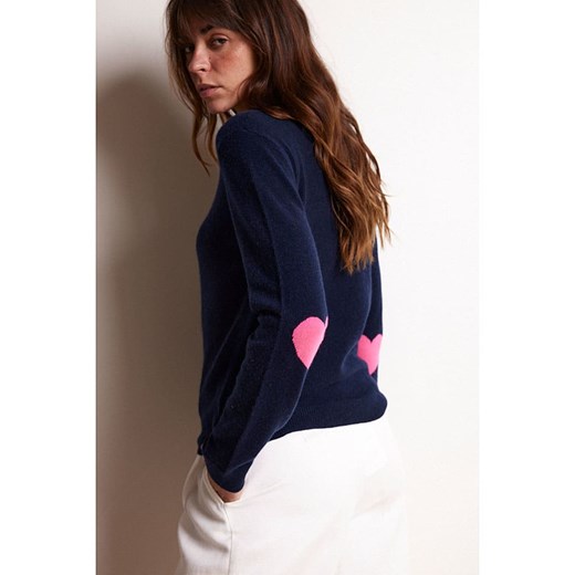 Maison Héritage Cashmere Kaszmirowy sweter w kolorze granatowym Maison Héritage Cashmere XL okazja Limango Polska