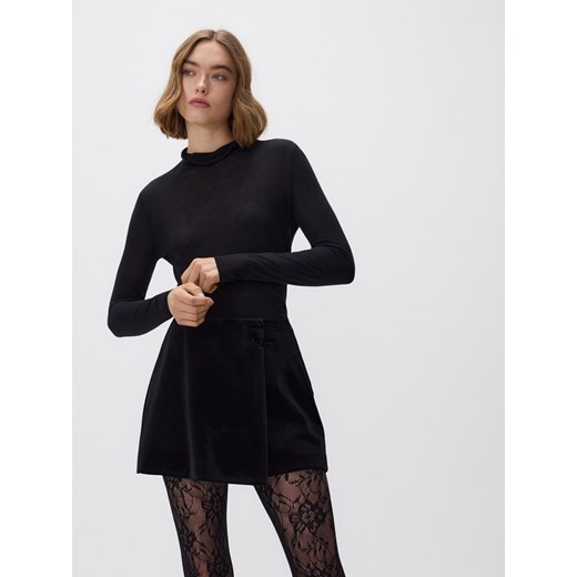 Reserved - Spódnico-szorty z kokardkami - czarny ze sklepu Reserved w kategorii Spódnice - zdjęcie 187540099