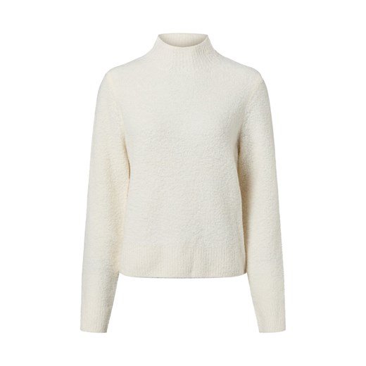 BOSS Sweter damski z zawartością kaszmiru - Fubrina Kobiety écru jednolity ze sklepu vangraaf w kategorii Swetry damskie - zdjęcie 187541536