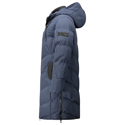 Geographical Norway Płaszcz zimowy &quot;Bonus&quot; w kolorze granatowym Geographical Norway XXL okazyjna cena Limango Polska
