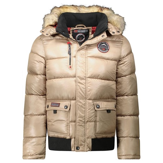 Geographical Norway Kurtka zimowa &quot;Bugs&quot; w kolorze beżowym ze sklepu Limango Polska w kategorii Kurtki męskie - zdjęcie 187542379