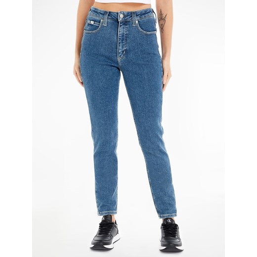 CALVIN KLEIN JEANS Dżinsy - Skinny fit - w kolorze niebieskim ze sklepu Limango Polska w kategorii Jeansy damskie - zdjęcie 187542807