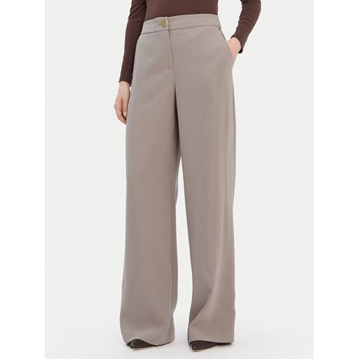 Armani Exchange Spodnie materiałowe XW001264 AF16148 U6242 Beżowy Regular Fit ze sklepu MODIVO w kategorii Spodnie damskie - zdjęcie 187543245