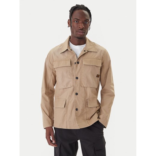G-Star Raw Kurtka przejściowa 4 Pkt Overshirt D26429-D387 Beżowy Slim Fit M MODIVO