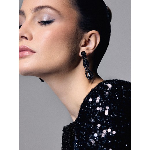 Mohito - Wiszące kolczyki - czarny ze sklepu Mohito w kategorii Kolczyki - zdjęcie 187543589