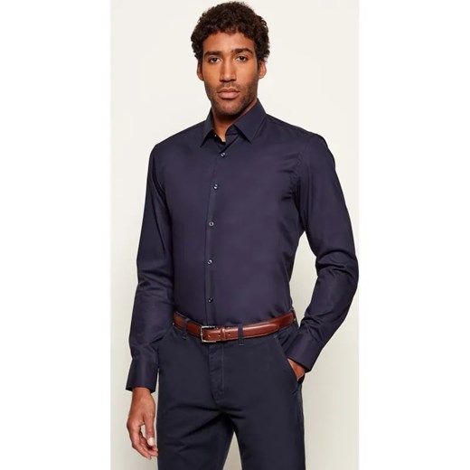 BOSS BLACK Koszula H-HANK-kent-C1-214 | Slim Fit ze sklepu Gomez Fashion Store w kategorii Koszule męskie - zdjęcie 187544498
