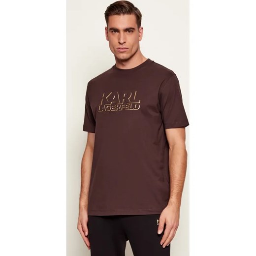 Karl Lagerfeld T-shirt | Regular Fit ze sklepu Gomez Fashion Store w kategorii T-shirty męskie - zdjęcie 187545126