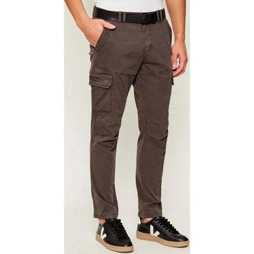 Aeronautica Militare Spodnie cargo | Regular Fit ze sklepu Gomez Fashion Store w kategorii Spodnie męskie - zdjęcie 187545169