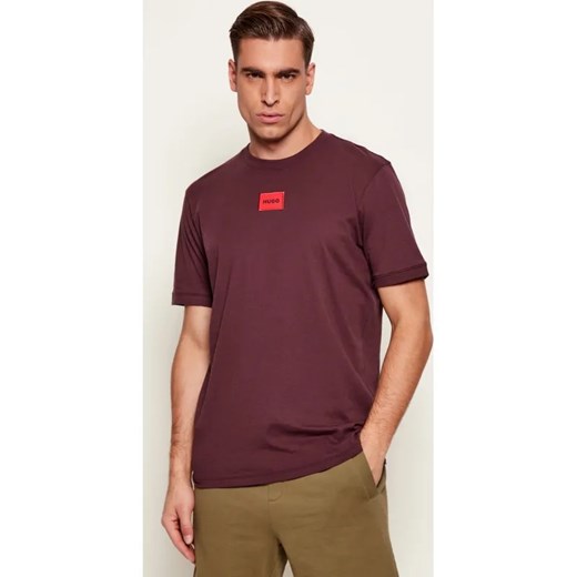 HUGO T-shirt Diragolino212 | Regular Fit ze sklepu Gomez Fashion Store w kategorii T-shirty męskie - zdjęcie 187545198