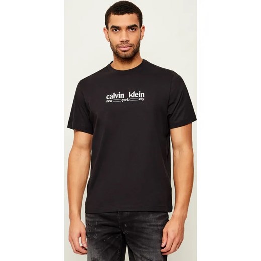 Calvin Klein Jeans T-shirt NYC GRAPHIC | Regular Fit ze sklepu Gomez Fashion Store w kategorii T-shirty męskie - zdjęcie 187545199