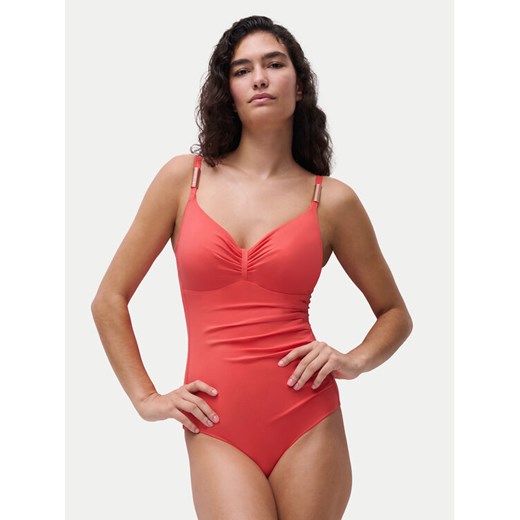 Chantelle Strój kąpielowy Icon C16VR0 Koralowy ze sklepu MODIVO w kategorii Stroje kąpielowe - zdjęcie 187545346