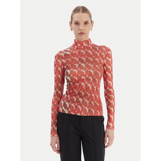 Bardot Bluzka Alba 60287TB Czerwony Slim Fit ze sklepu MODIVO w kategorii Bluzki damskie - zdjęcie 187545347