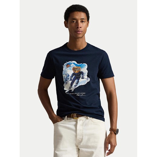 Polo Ralph Lauren T-Shirt 710P07343002 Granatowy Regular Fit ze sklepu MODIVO w kategorii T-shirty męskie - zdjęcie 187545365
