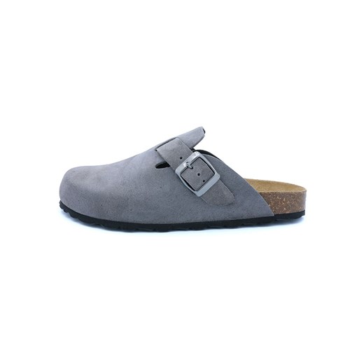 billowy Skórzane chodaki w kolorze szarym ze sklepu Limango Polska w kategorii Klapki damskie - zdjęcie 187546165