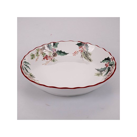 Villa d´Este Salaterka &quot;Vintage Christmas&quot; w kolorze biało-zielonym - Ø 28,5 cm ze sklepu Limango Polska w kategorii Naczynia - zdjęcie 187546409