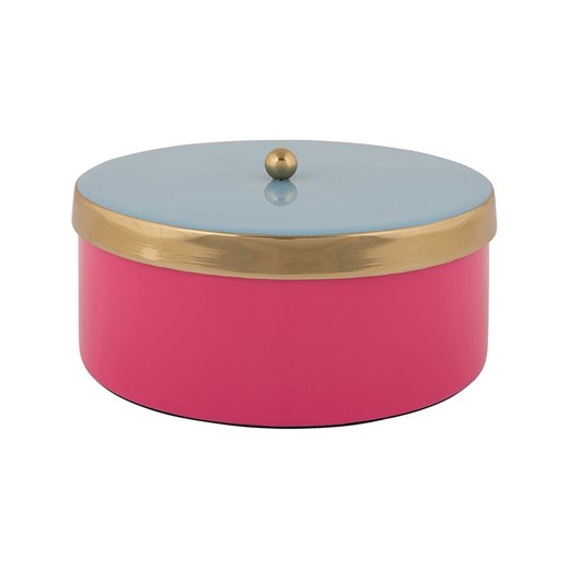 Present Time Pojemnik &quot;Funky&quot; w kolorze różowym - Ø 16 cm ze sklepu Limango Polska w kategorii Akcesoria i przechowywanie - zdjęcie 187546698