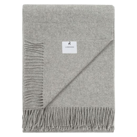 Lanerossi Wełniany koc &quot;Ulisse&quot; w kolorze szarym - 180 x 130 cm Lanerossi onesize okazyjna cena Limango Polska