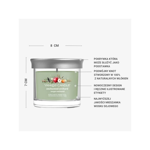 Yankee Candle Świeca zapachowa &quot;Enchanted Orchard&quot; - 122 g Yankee Candle onesize okazyjna cena Limango Polska