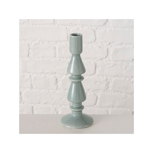 Boltze Świecznik &quot;Luna&quot; w kolorze zielonym - wys. 23 cm ze sklepu Limango Polska w kategorii Świeczniki - zdjęcie 187546997