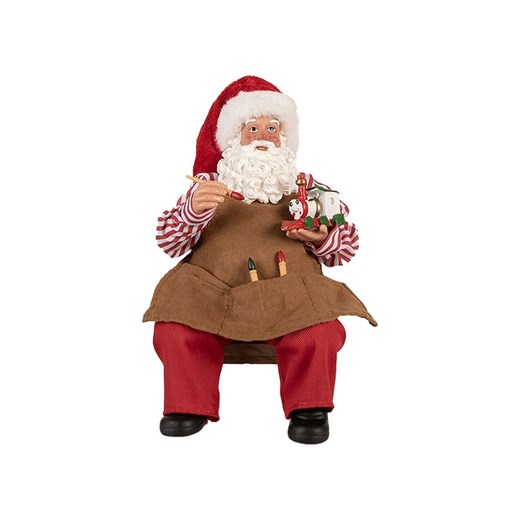 Clayre &amp; Eef Figurka dekoracyjna w kolorze jasnobrązowo-czerwonym - 13 x 28 x 10 cm ze sklepu Limango Polska w kategorii Dekoracje - zdjęcie 187547119