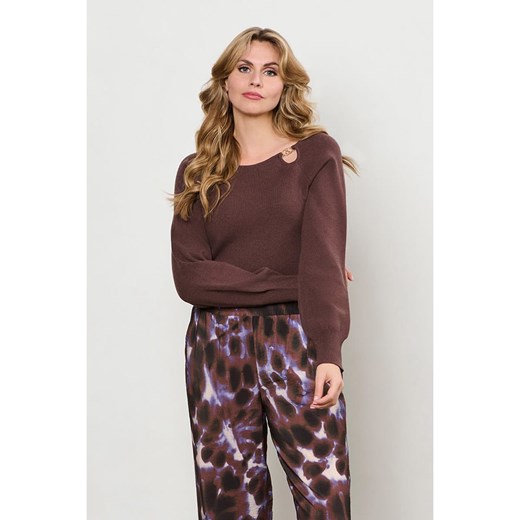 &amp;Co Woman Sweter &quot;Bowi&quot; w kolorze brązowym ze sklepu Limango Polska w kategorii Swetry damskie - zdjęcie 187547666
