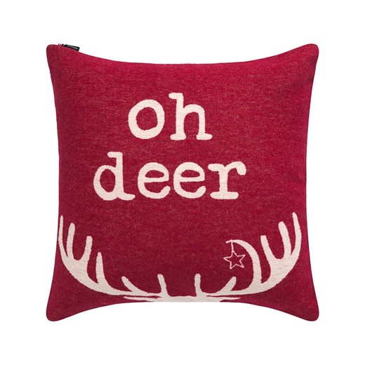 David Fussenegger Poszewka &quot;Silvretta - Oh Deer&quot; w kolorze czerwonym na poduszkę ze sklepu Limango Polska w kategorii Poduszki dekoracyjne - zdjęcie 187548377