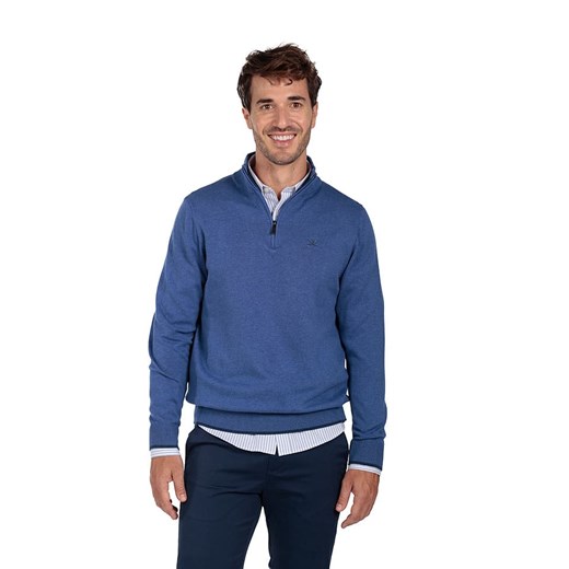 The Time of Bocha Sweter w kolorze niebieskim ze sklepu Limango Polska w kategorii Swetry męskie - zdjęcie 187548449