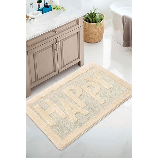 Colourful Cotton Dywanik łazienkowy w kolorze beżowym ze sklepu Limango Polska w kategorii Akcesoria łazienkowe - zdjęcie 187548499