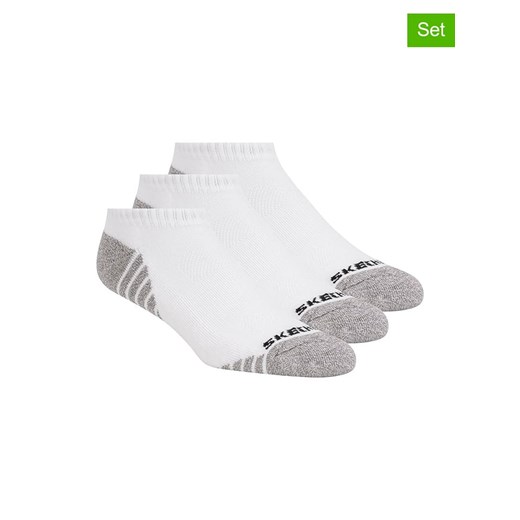 Skechers Skarpety (3 pary) w kolorze białym ze sklepu Limango Polska w kategorii Skarpetki męskie - zdjęcie 187548516