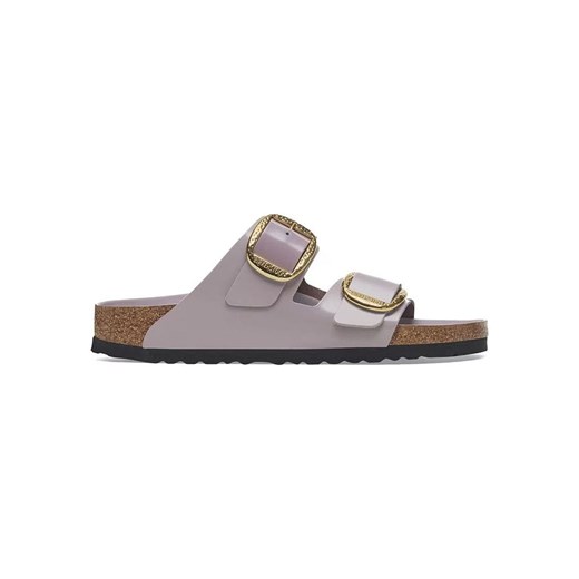 Birkenstock Skórzane klapki &quot;Arizona&quot; w kolorze fioletowym ze sklepu Limango Polska w kategorii Klapki damskie - zdjęcie 187548556