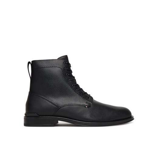 Kozaki Tommy Hilfiger Corporate FM0FM05577 Czarny ze sklepu eobuwie.pl w kategorii Buty zimowe męskie - zdjęcie 187548805