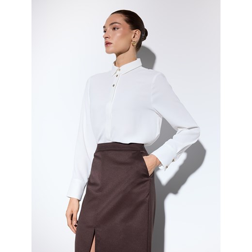 Mohito - Koszula regular fit - kremowy Mohito 40 Mohito