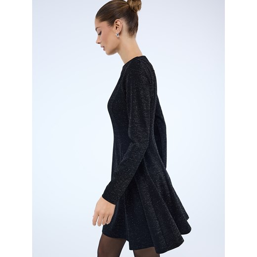 Mohito - Sukienka mini z metalizowaną nitką - czarny ze sklepu Mohito w kategorii Sukienki - zdjęcie 187549236
