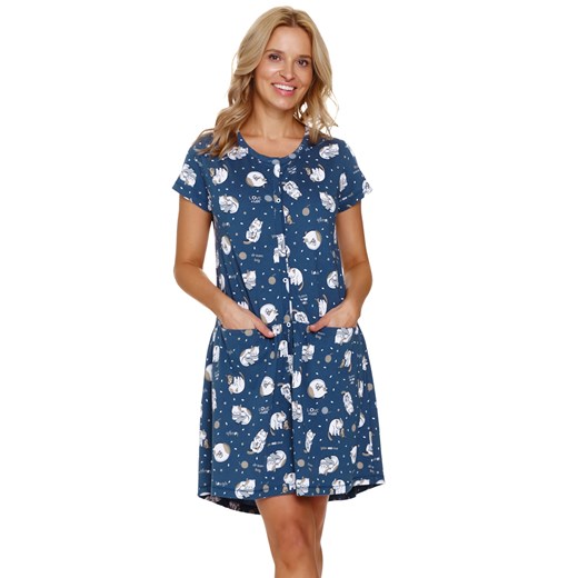 Nocna koszula Doctor Nap TCB.9444 cats ze sklepu kontri.pl w kategorii Koszule nocne - zdjęcie 187549259