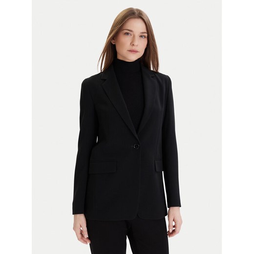 Boss Marynarka Jocaluah 50490053 Czarny Regular Fit ze sklepu MODIVO w kategorii Marynarki damskie - zdjęcie 187552236