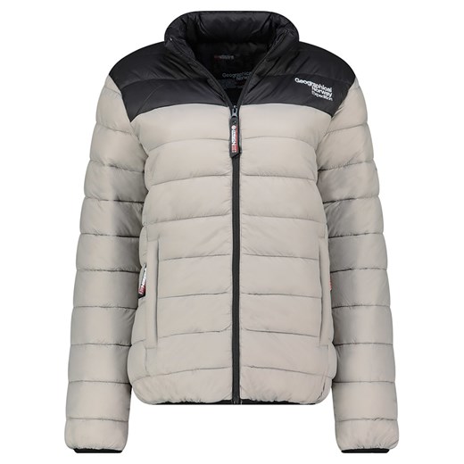 Geographical Norway Kurtka pikowana &quot;Atikoclerc&quot; w kolorze szarym ze sklepu Limango Polska w kategorii Kurtki damskie - zdjęcie 187552396