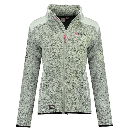 Geographical Norway Kurtka polarowa &quot;Tourbillone&quot; w kolorze szaro-białym ze sklepu Limango Polska w kategorii Kurtki damskie - zdjęcie 187552575